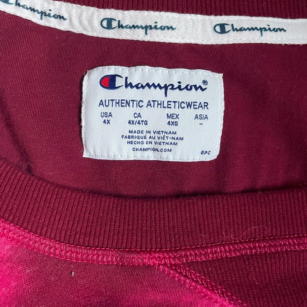 Champion campus tie-dye French Terry sweatshirt size 4X/pink - Picture 2 of 6
